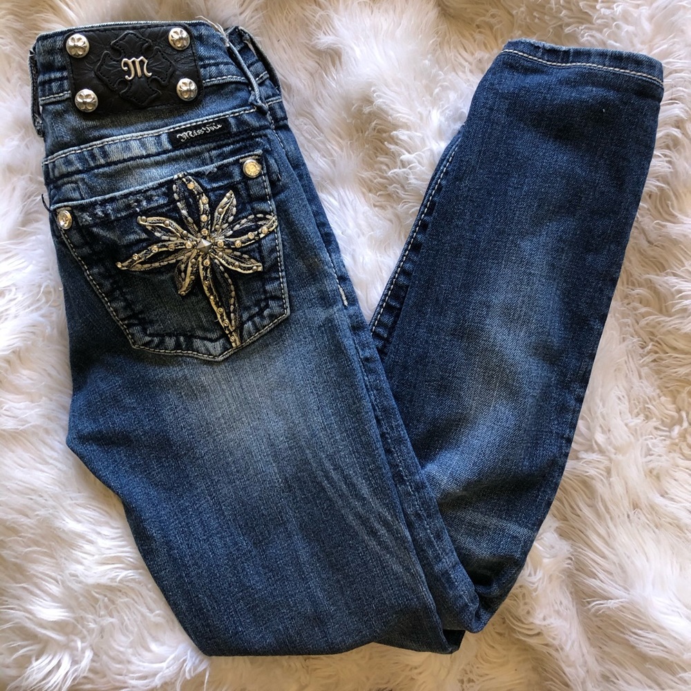 MissMe embroidered jeans